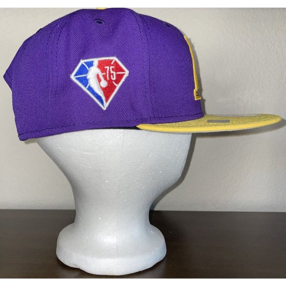 New Era LA Los Angeles Lakers 9FIFTY Mauve Hat Cap NBA Official Embroidered - Picture 3 of 7